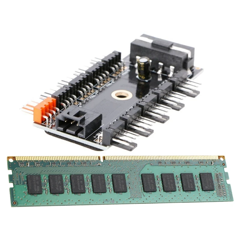 1 шт. IDE/SATA Molex от года до 10 способ PWM охлаждающий вентилятор концентратор 12 В и 1x2 Гб