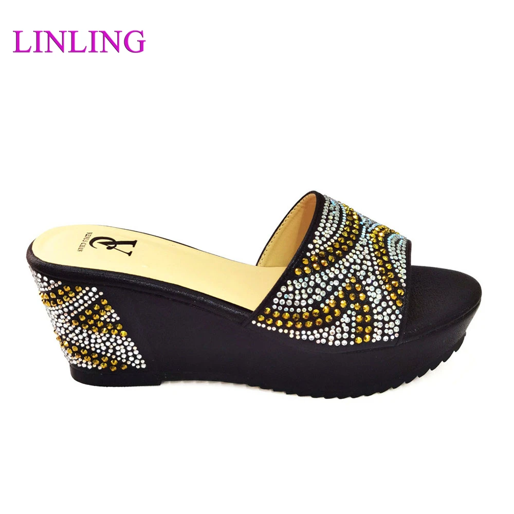 

2021 новые поступления обуви в черном африканском стиле для взрослых женщин сандалии без сумки для свадебной вечеринки женские туфли и санда...