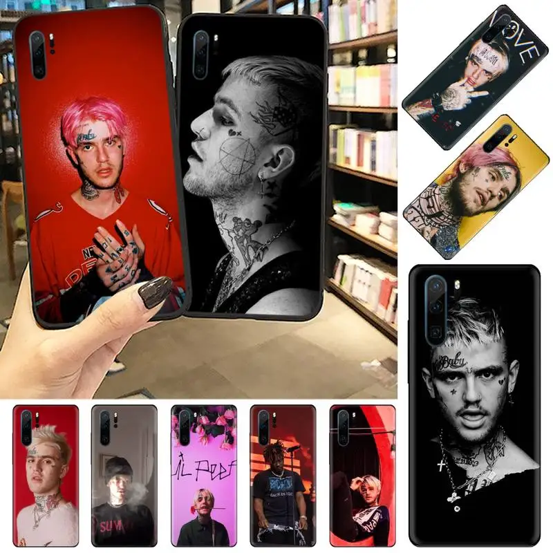 

Hip Hop Rapper Lil Peep Phone Case For Huawei P20 P30 P40 lite Pro P Smart y7 2019 mate 20 nova 3 mate 20
