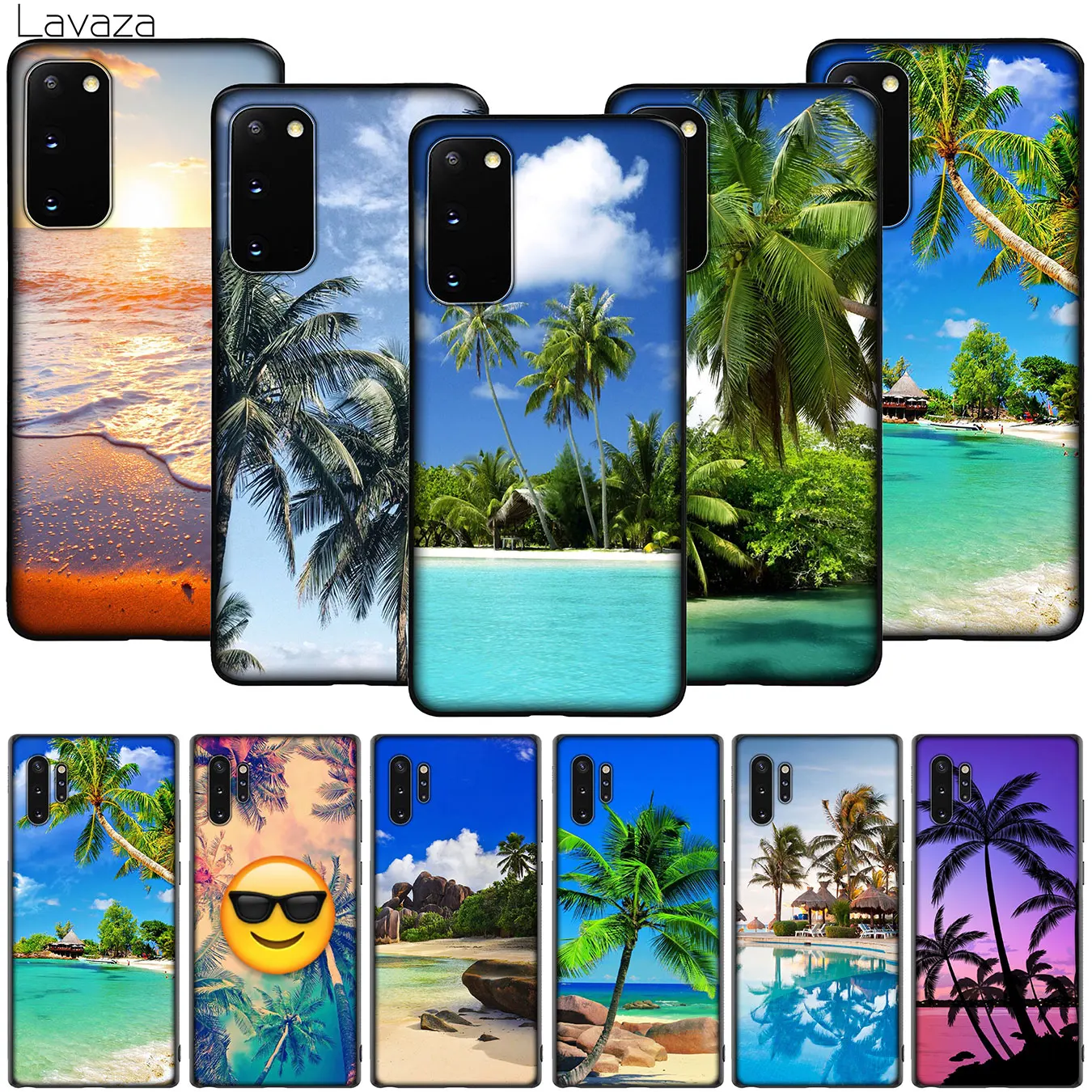 Чехол с тропическими пальмами для Samsung Galaxy S20 Ultra S10 + S8 S9 S7 Edge Note 20 8 9 10 Plus Lite|Бамперы|