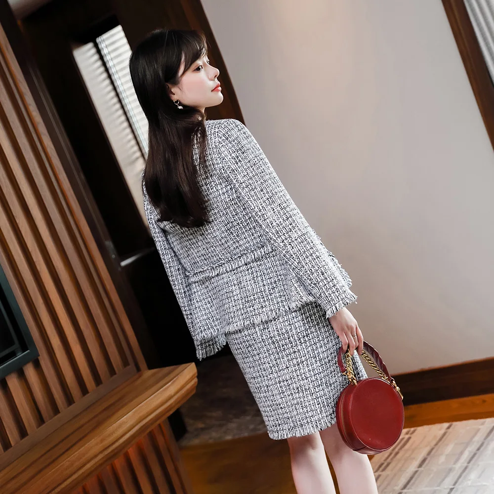 Lenshin комплект из 2 предметов высокого качества Модный женский костюм блейзера и