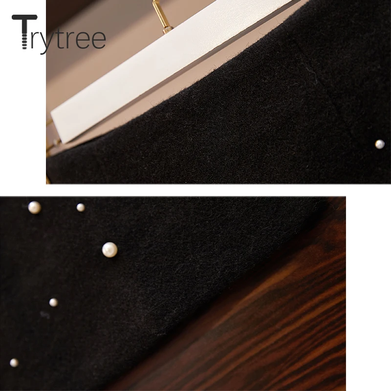 Trytree осенне-зимний комплект из двух предметов Повседневный вязаный свитер с