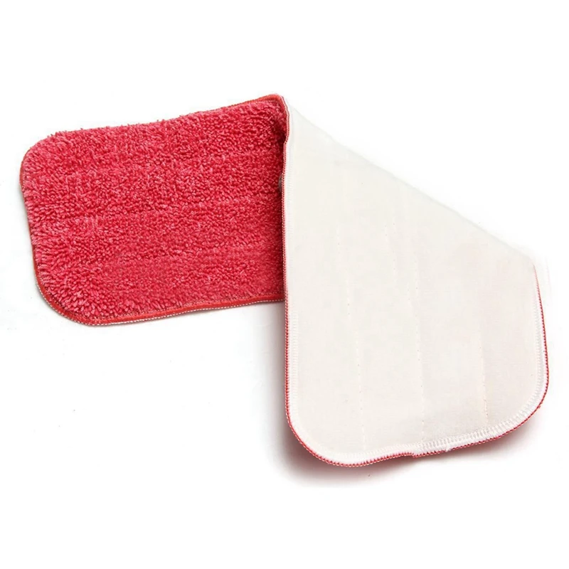 Almohadillas de fibra de repuesto para fregonas h&uacute;medas/secas, paquete de 2 unidades con 5 cabezales de repuesto para mopa de microfibra-2