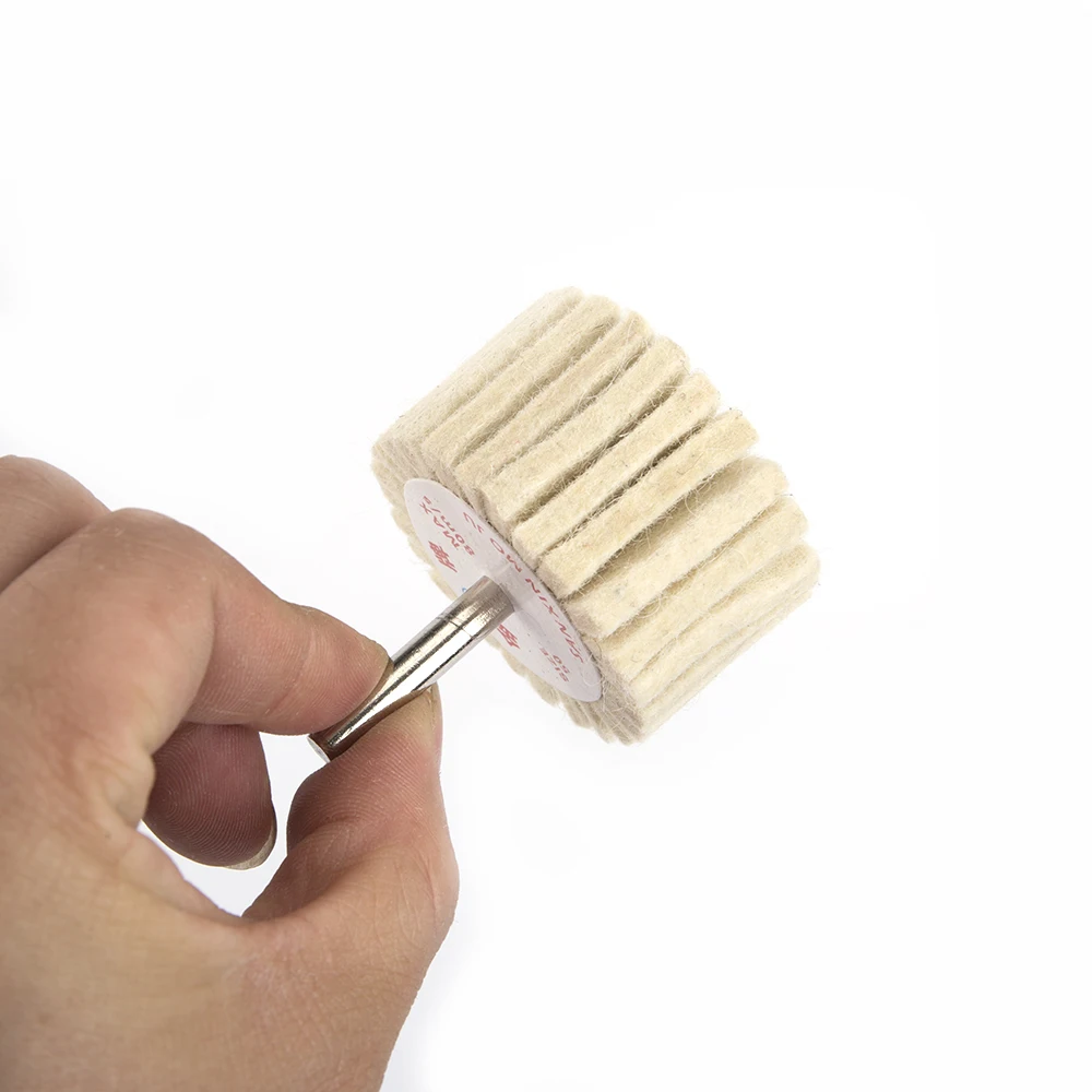 

50mm Polishing Wheel Buffing Pads Compressed Wool Felt Sanding Disc Grinding Abrasive Tools Accessories For Polishing 2/5/10Pcs