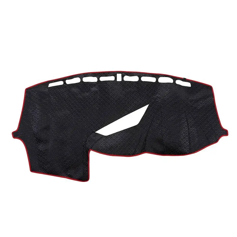 Противоскользящий коврик для приборной панели подходит Ford Focus MK3 2013-2018 красная