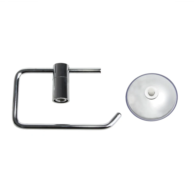 

New Stainless Steel Toilet Roll Tissue Paper Holder +Suction Cup Bathroom Tool P15D