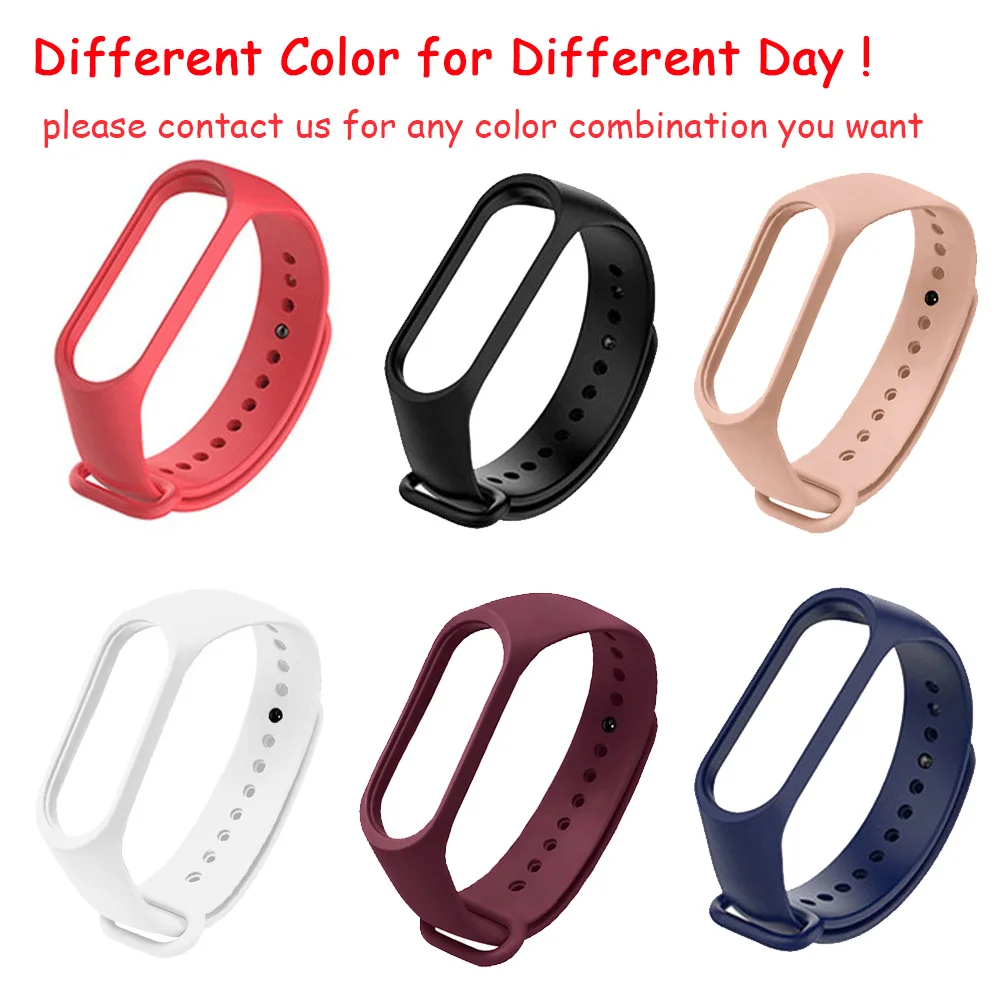 only 6 straps M3 Plus умные часы мужские цифровые часы спортивные часы Электронный умный Браслет-повязка часы Шагомер пульсометр фитнес - Цвет: only 6 straps