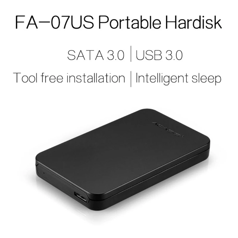 2 5 дюймовый корпус для жесткого диска SATA HDD SSD Чехол мобильного SATA1/2 USB 3 0 внешний ГБ