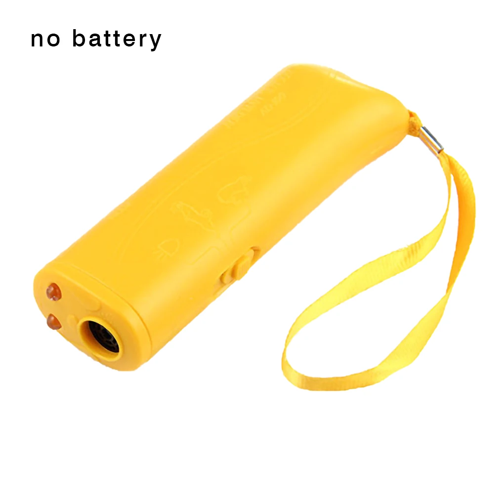 

Pet Dog Repeller Anti Barking Stop Bark Training Device Trainer LED Ultrasonic 3 in 1 Anti Barking Ultrasonic Without Battery