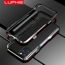 Luphie Metal Bumper for iPhone 12 Pro Max 11 Case SE Aluminium Frame Protective Cover for iPhone X Xs MAX Xr 7 8 Plus Bumper