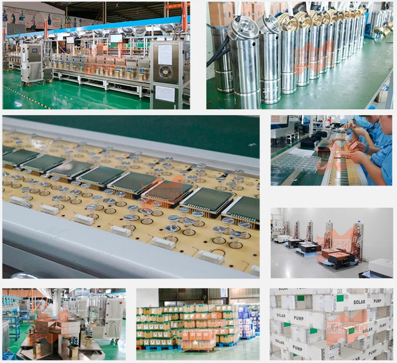 3000W 6 дюймов Солнечный штанговый скважинный насос с контроллером синхронный