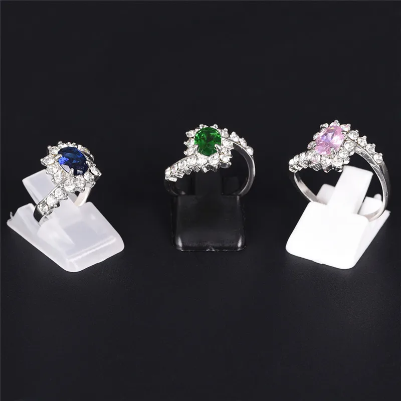 

10pcs/Lot Ring Show Plastic Frosted Jewelry Displays Holder For Ring, Decoration Stand New Arrival