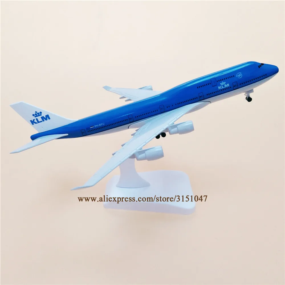 20 см Netherland Air KLM Airlines Boeing B747 400 Airways модель самолета сплав металлический самолет