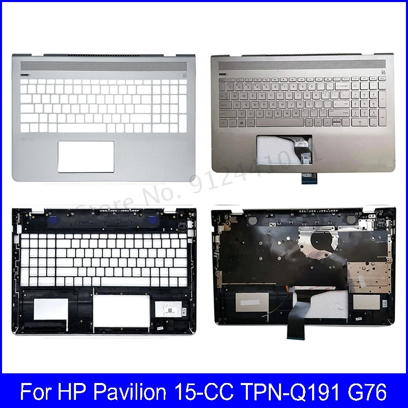 Новинка 95% подставка для ноутбука HP Pavilion 15-CC G76 серебристая Подставка рук чехол с