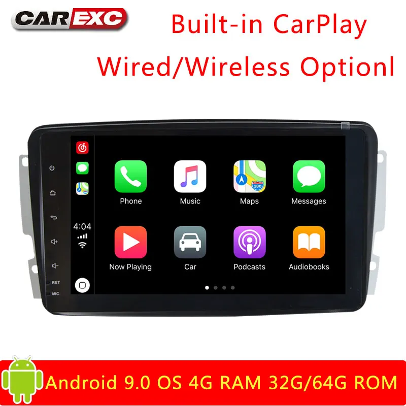 Android 9 0 Восьмиядерный автомобильный Радио стерео система для Mercedes Benz W209 W203 W168 W163