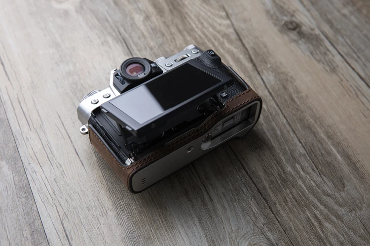 AYdgcam чехол для камеры из натуральной кожи ручной работы для Fuji Fujifilm XT10 XT20 XT30 Ретро винтажный нижний чехол
