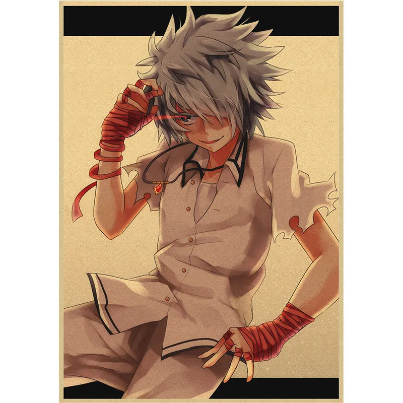 

Japanese Anime Retro The Disastrous Saiki Kusuo No Psi Nan Kraft paper Posters Wall Art Painting Bar Club Picture Decoration