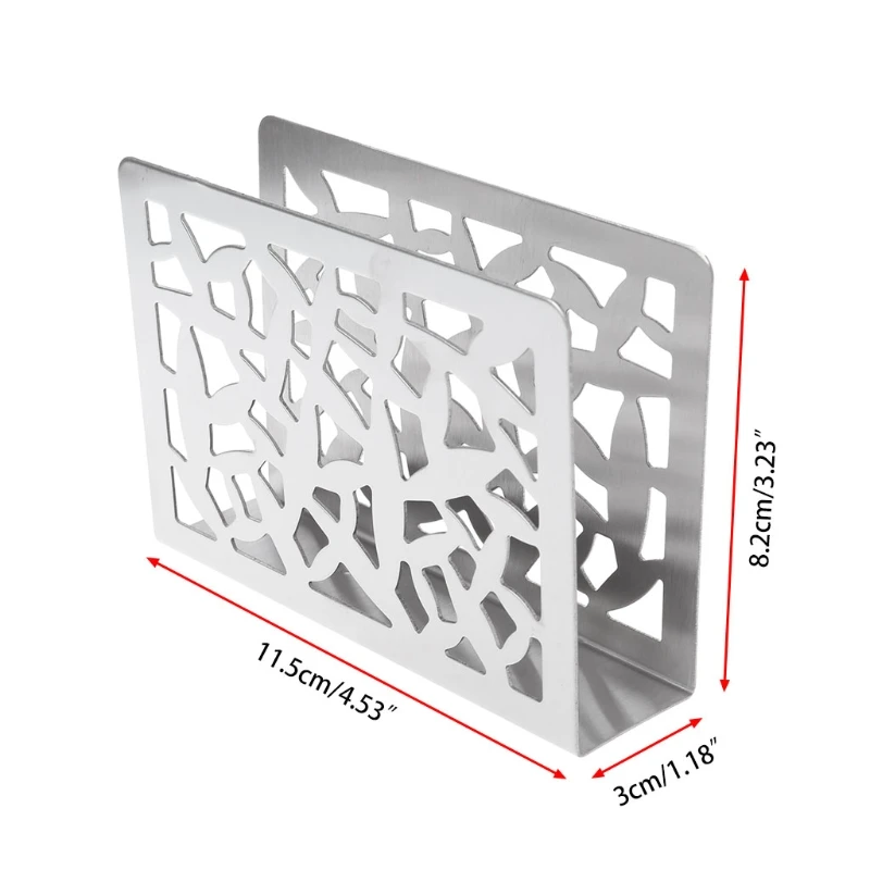 Новый органайзер для салфеток QL из нержавеющей стали держатель полый