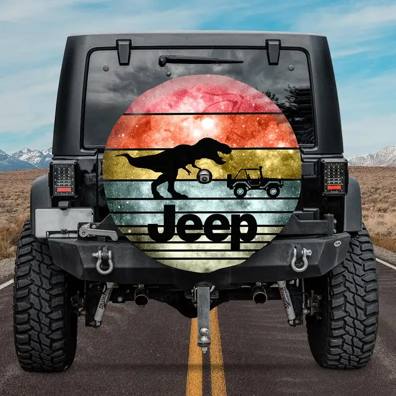 Чехол для запасной шины динозавра T-Rex винтажный Jeep T-rex забавные подарки любителей