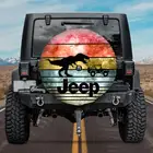 Чехол для запасной шины динозавра T-Rex, винтажный Чехол для запасной шины Jeep T-rex, забавные подарки для любителей динозавров