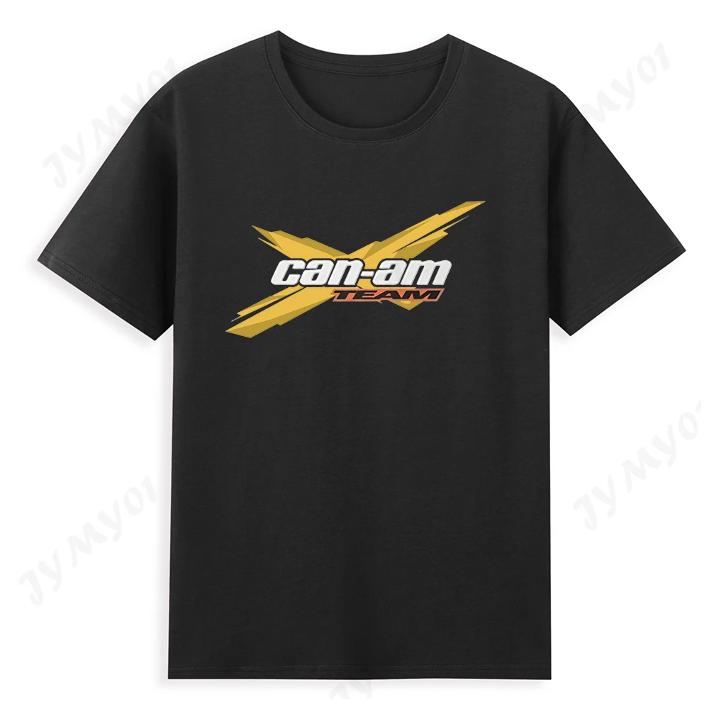

Cam-am Men BRP T Shirt Motorcycle Brand Logo Top Summer New Style Cotton Short-sleeved Brand Locomotive Pattern Clothing