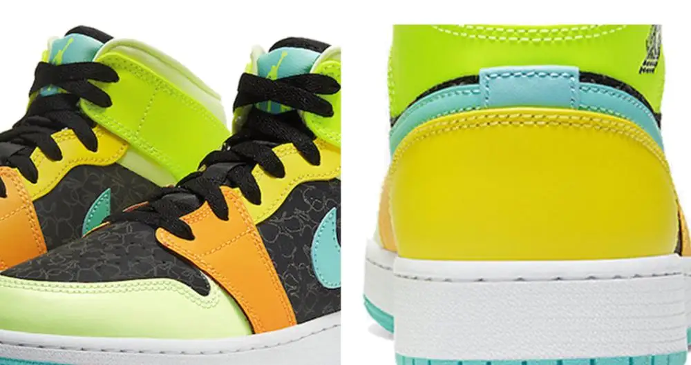 

Breathable Outdoor Air Jordan 1 Mid SE GS Basketball Shoes Women's Basketball Sneakers Air Jordan 1 Retro High OG