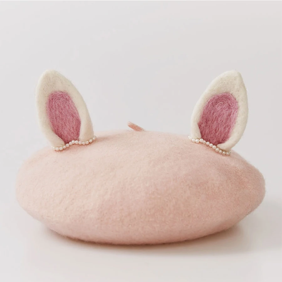 Женские модные шерстяные фетровые береты подарок на день Святого Валентина