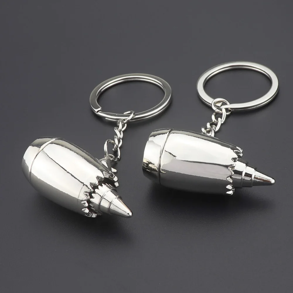 DSYCAR 1 шт. металлический брелок для ключей в виде самолета Брелок с двигателем