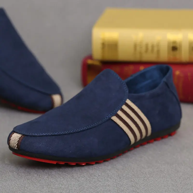 Mazefeng 2019 New Spring Men Canvas Loafers Driving Shoes Moccasins Summer Fashion Men's Casual Flat Breathable Lazy Flats | Обувь