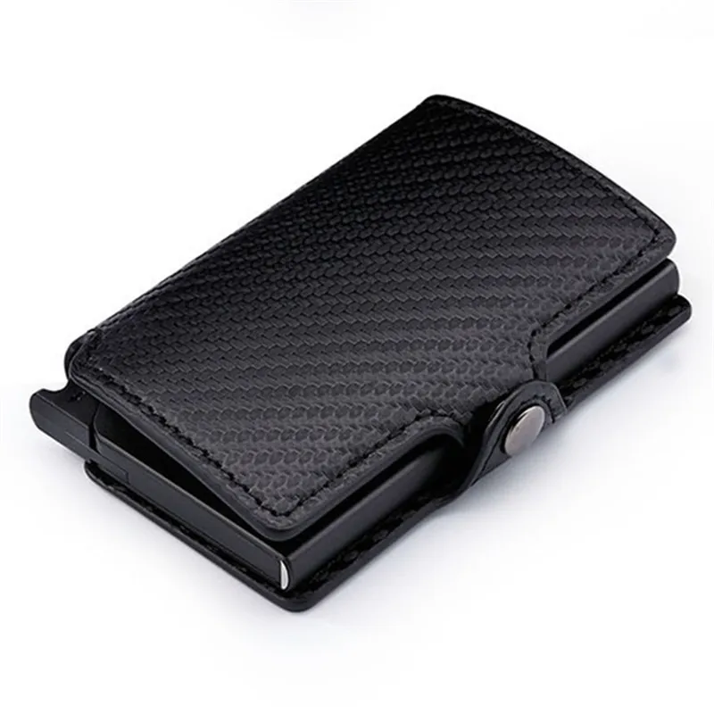 2020 держатель для карт металлический RFID Черный винтажный Модный кредитный