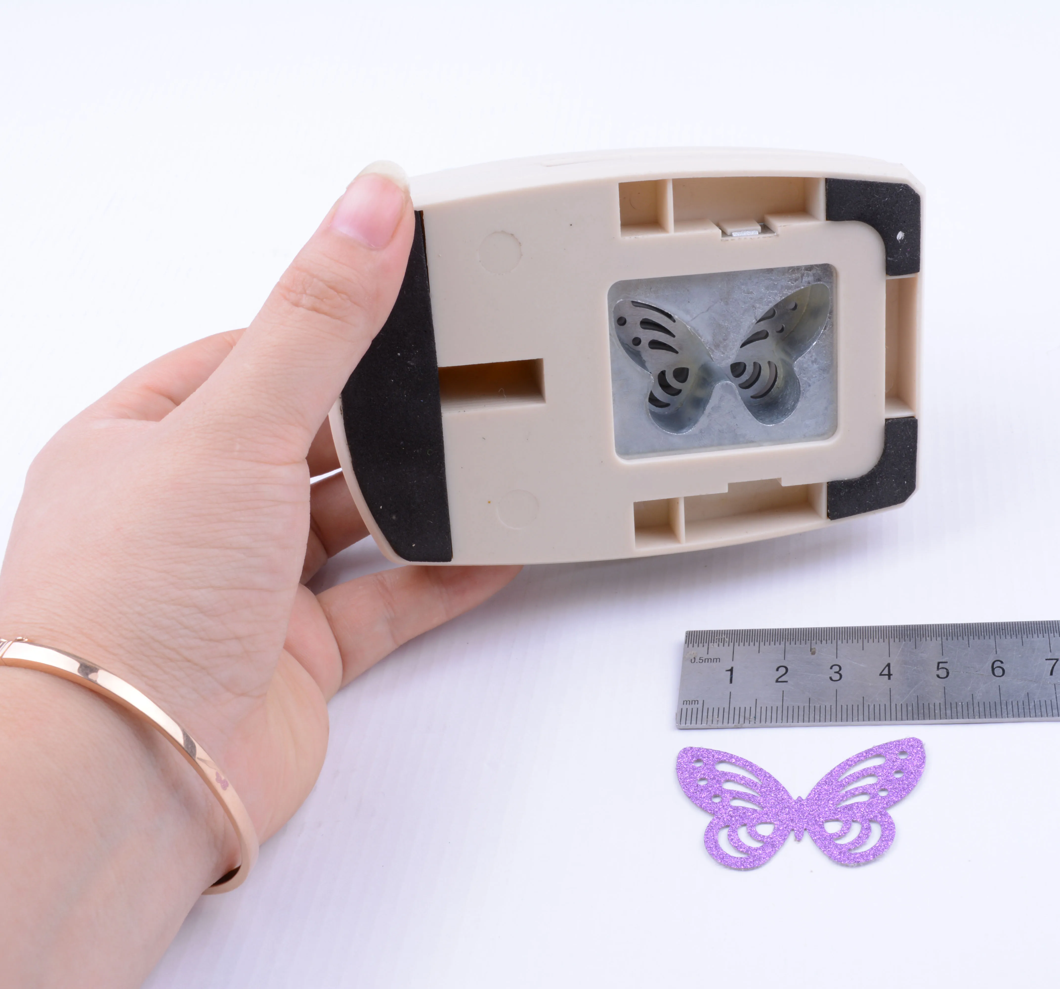 Большой Дырокол в форме бабочки 3D резак для бумаги детские инструменты