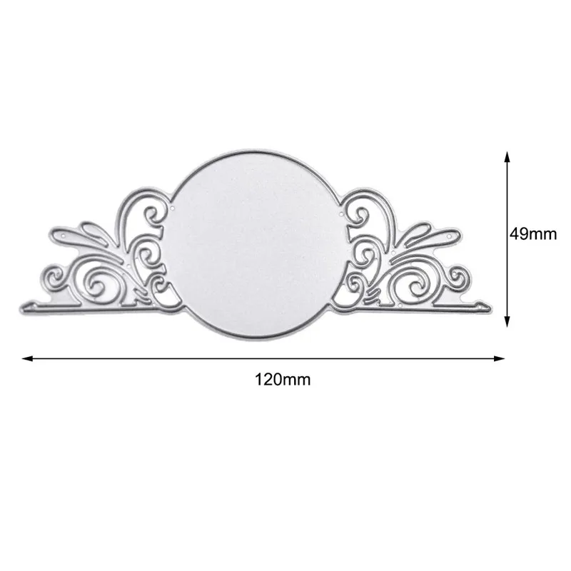 Кокороса кружева круг штампы металла резки для скрапбукинга карты делая альбом
