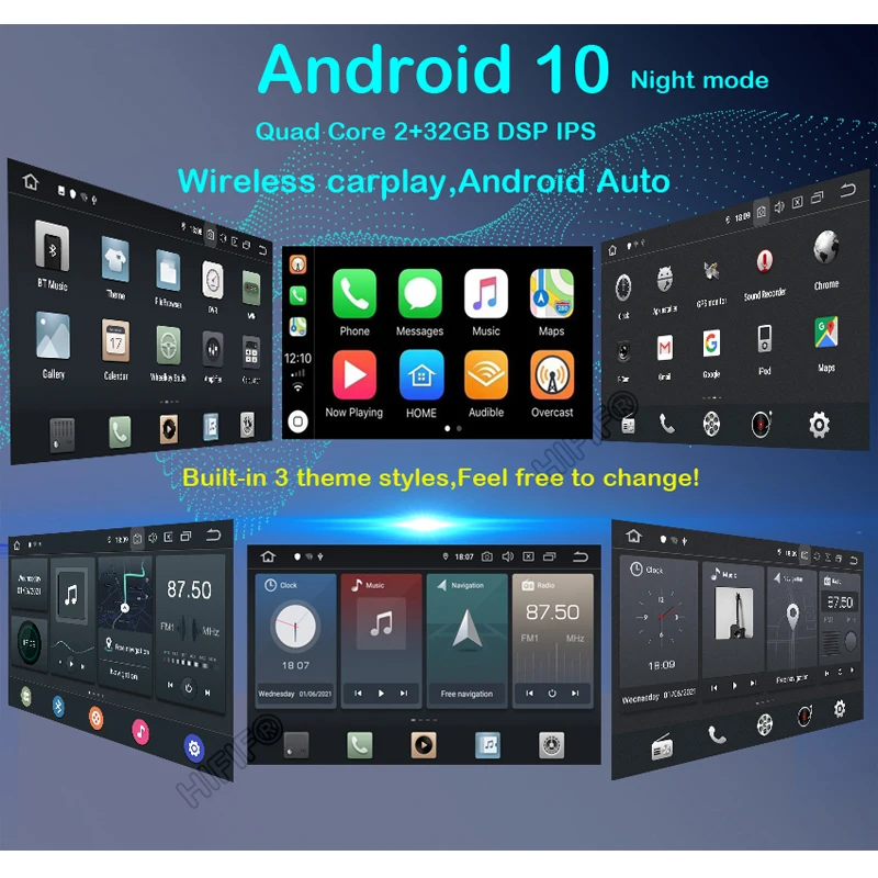 Автомагнитола Magotan CC DSP мультимедийный видеоплеер на Android 10 4 Гб ОЗУ 64 ПЗУ с