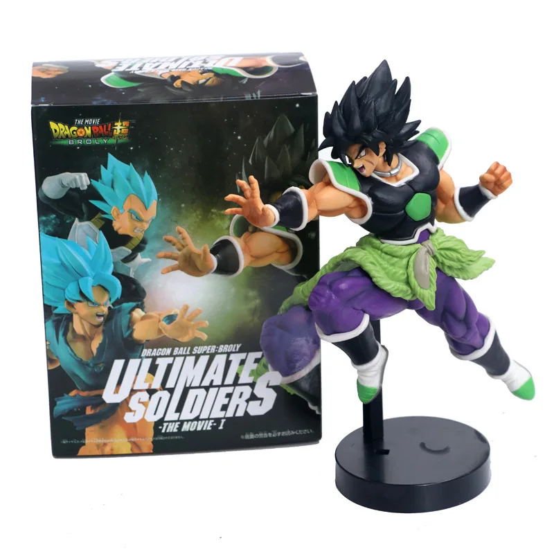 2019 Dragon Ball Z Super Broly Movie Ver. Зеленые волосы против Гоку броли Супер Saiyan боевой формы