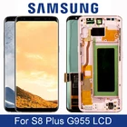 ЖК-дисплей 6,2 дюйма Super AMOLED для Samsung Galaxy S8 Plus G955 G955F G955U, сенсорный экран с дигитайзером, запасные части, оригинал