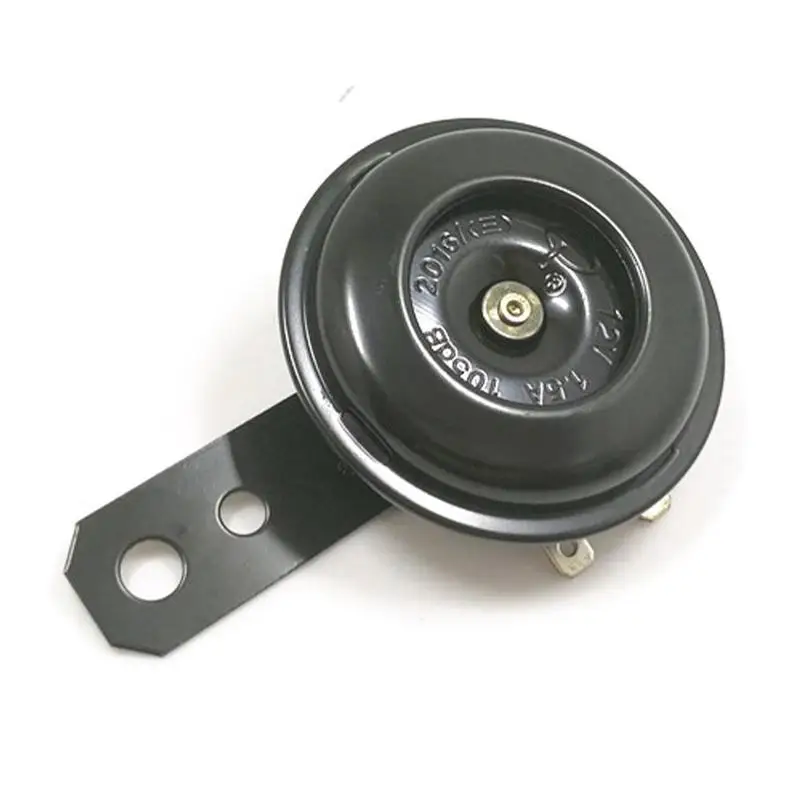 

Universal Motorcycle Electric Horn kit 12V 1.5A 105db Waterproof Round Loud Horn Speakers for Scooter Moped Dirt Bike ATV