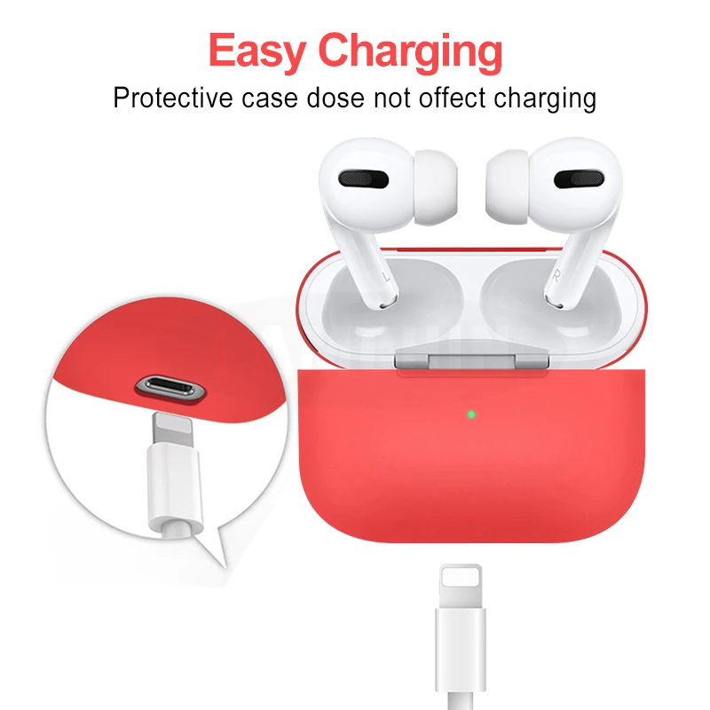 Силиконовый чехол для Apple Airpods Pro TWS Bluetooth наушники AirPods беспроводная гарнитура