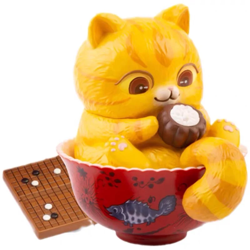 

Blind Box Toys GuanFu Cats Blind Box Caja Ciega Blind Bag Toys Anime Figures Cute Kittys Model Girl Birthday Gift home decor