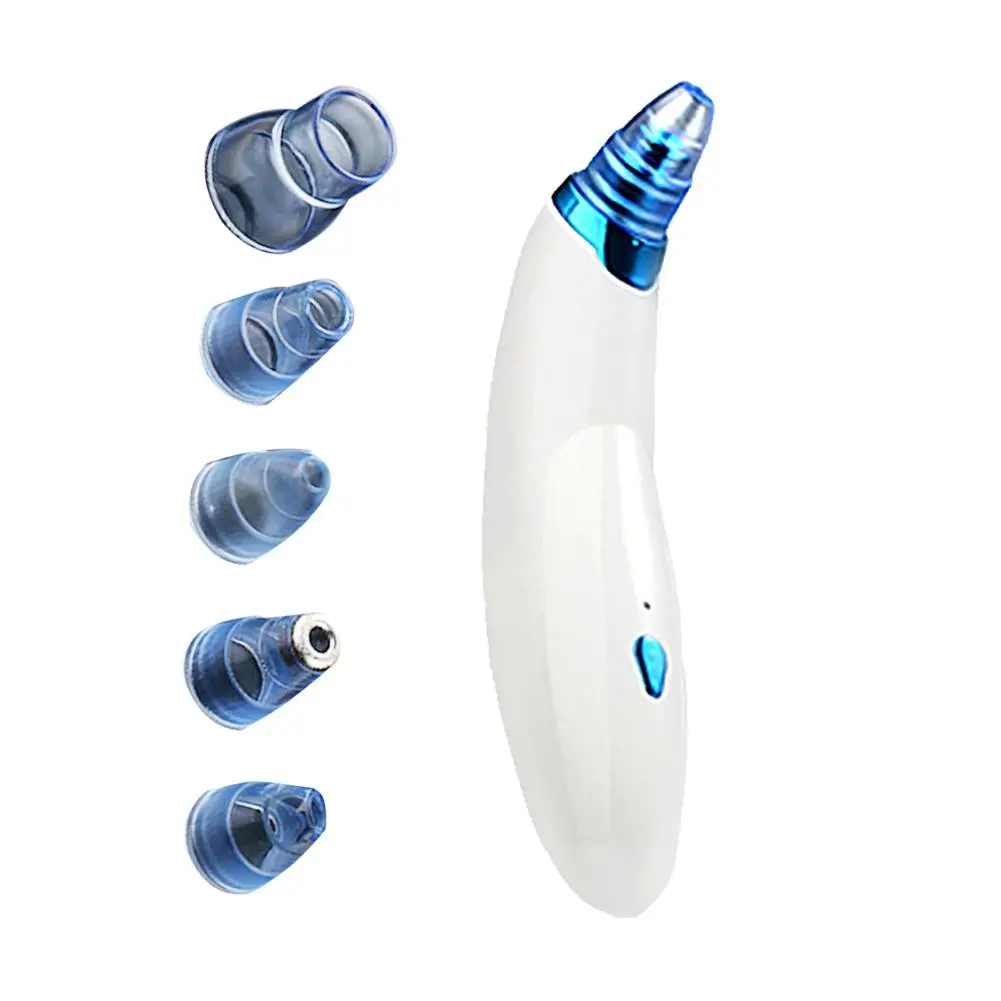 Электрический вакуумный отсос для угрей пор лица с 5 зондами удаления