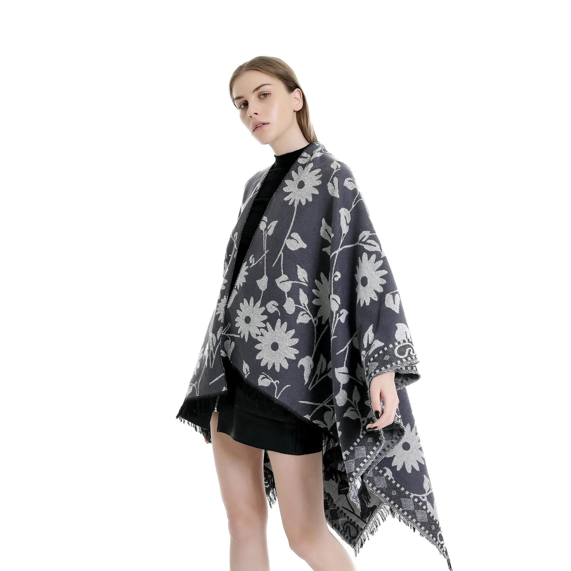 Зимние шарфы шаль шерсть Phshmina кашемир большой размер женский шарф кардиганы