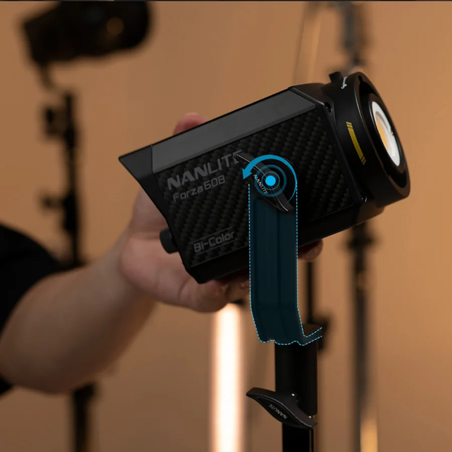 Nanguang Nanlite Forza 60B 60w LED Light Bi-color 2700K-6500K Video Professional Studio Strobe Flash Lamp lighting | Электроника