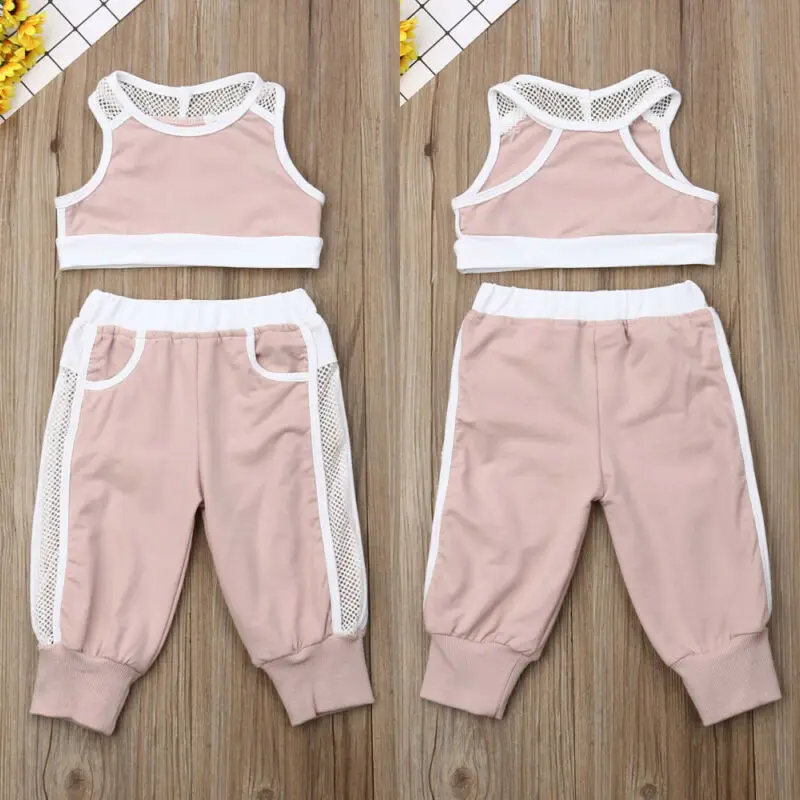 

Summer 2pcs Outfits 2019 Pudcoco Newborn Infant Baby Girl Clothes Crop Tops Vest Long Pants Tracksuits baby girl Clothing