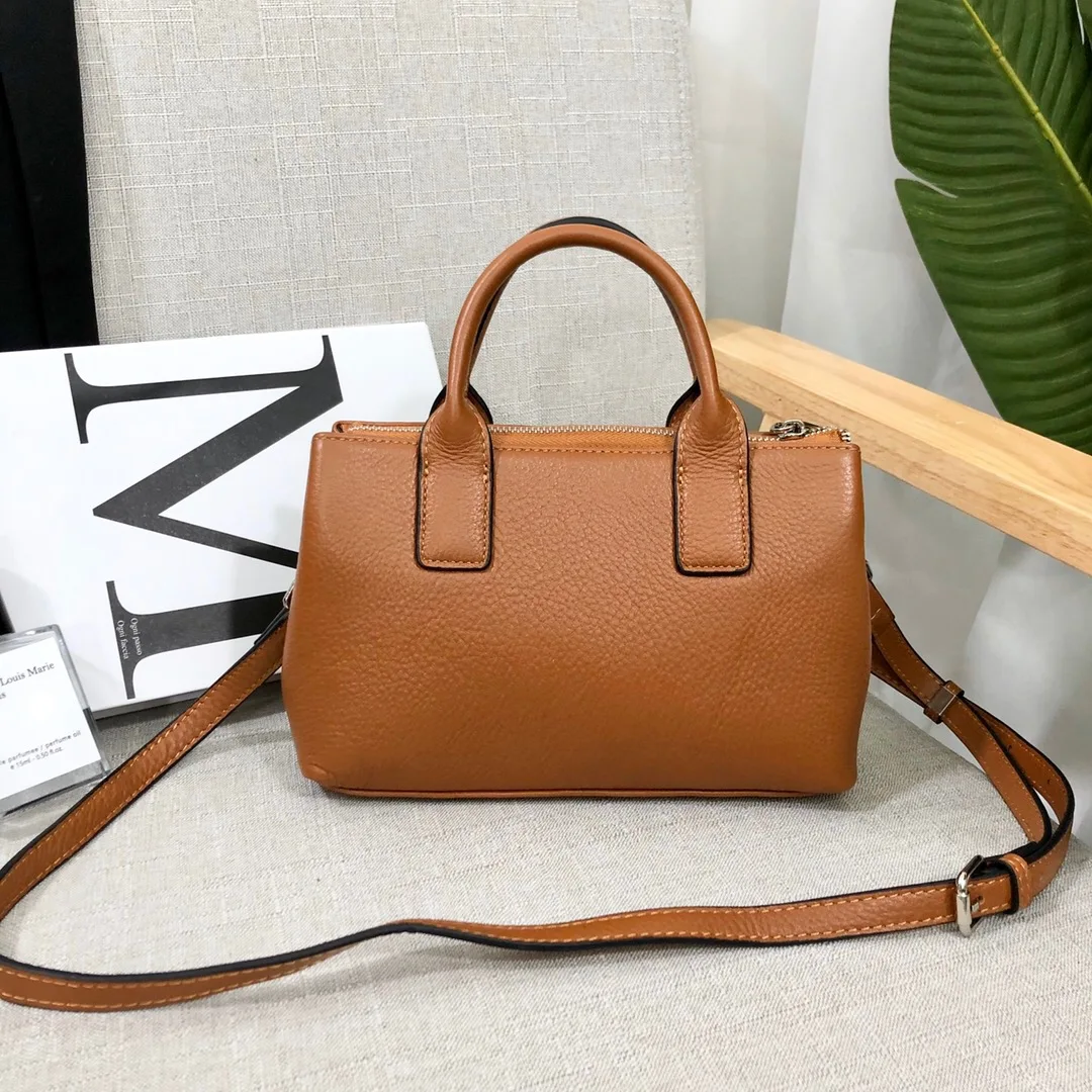 

free shipping 2020 the new style fashion honey genuine cow leather women handbag one shoulder bag crossbody bag 25cm 6color