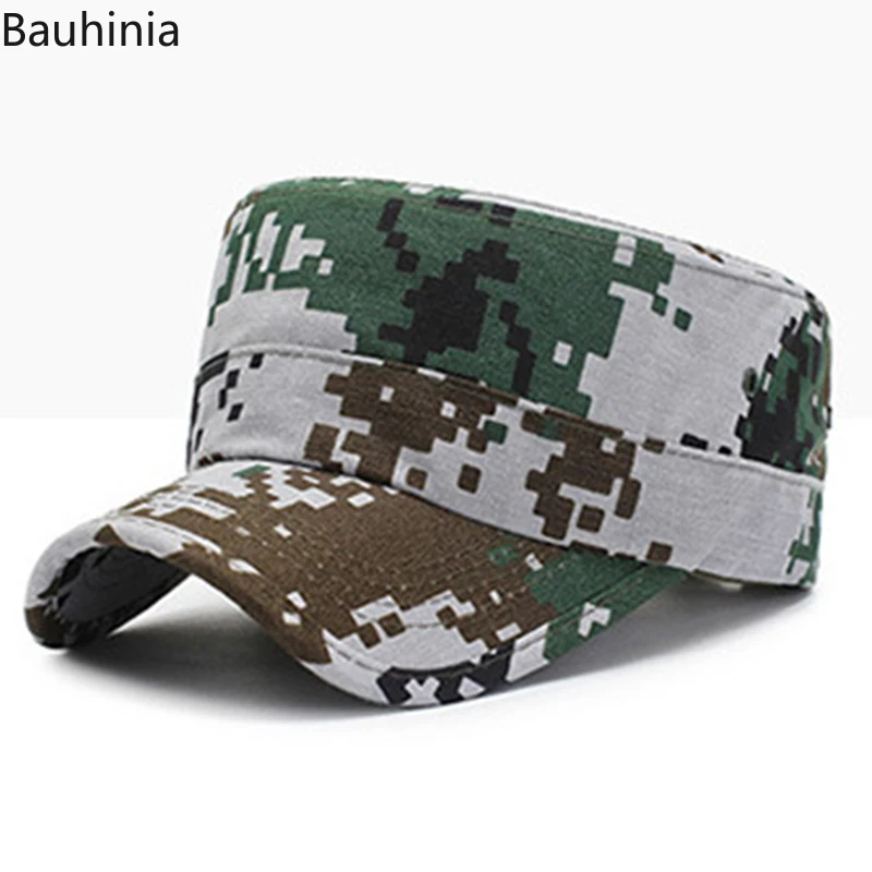 

2020 Outdoor Men Sun Visor Hat Men Flat Cap Military Cap Baseball Cap Cotton Hunting Hats Caps Men