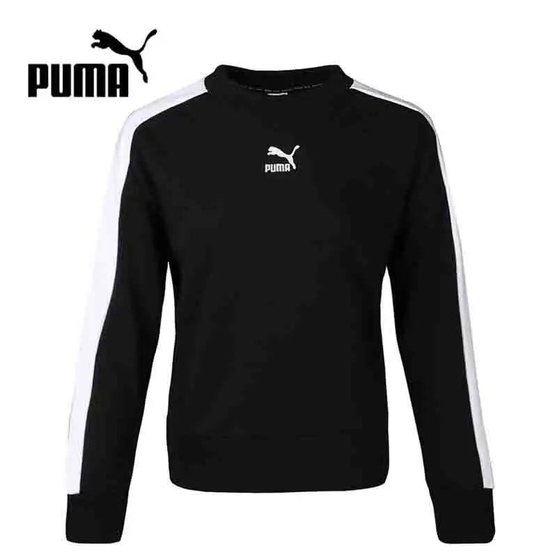 

Original New Arrival PUMA Classics T7 Crew Regular fit Women's Pullover Jerseys Sportswear