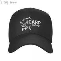 fashion hats fishinger carp fish printing baseball cap men and women summer caps new youth sun hat