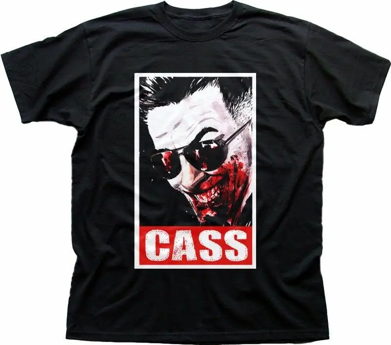 

Preacher Cassidy Vampire TV series black cotton t-shirt FN9261