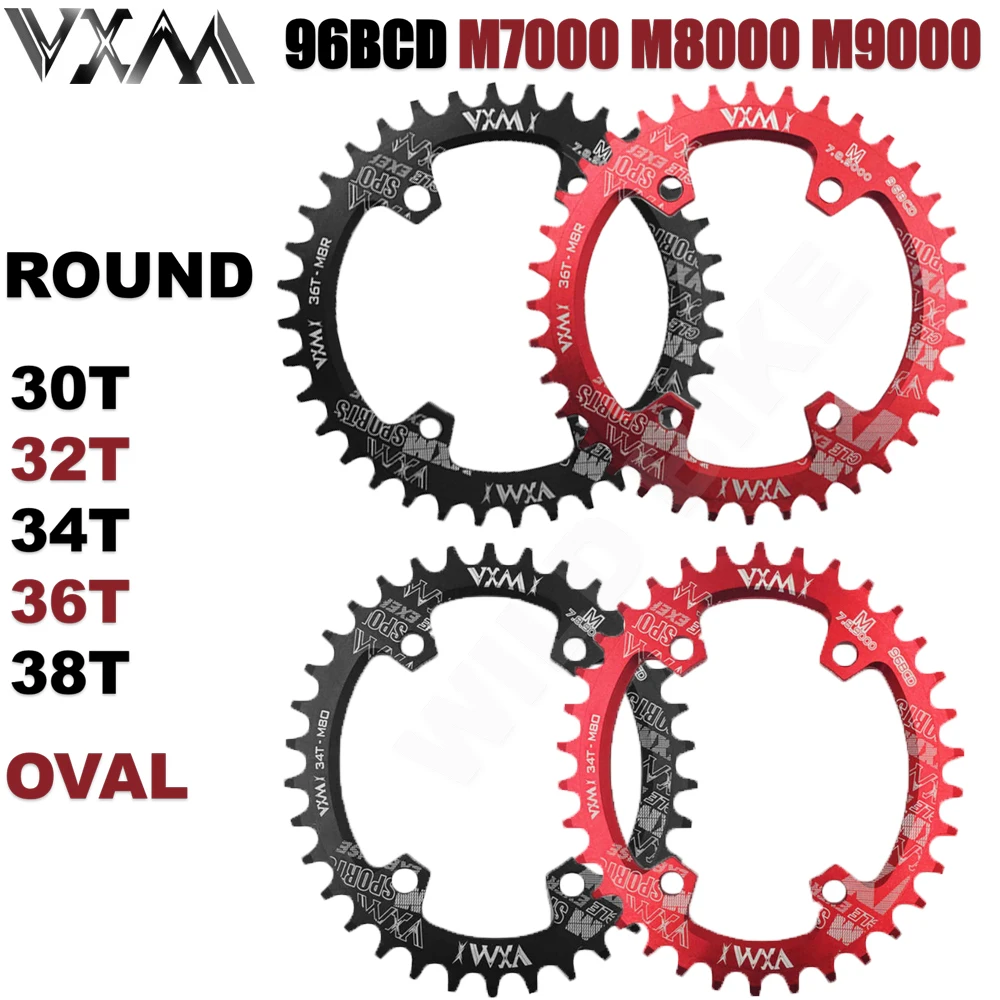 Новое поступление VXM круглая овальная звезда 96BCD MTB BCD 96 велосипед 30T 32T 34T 36T 38T