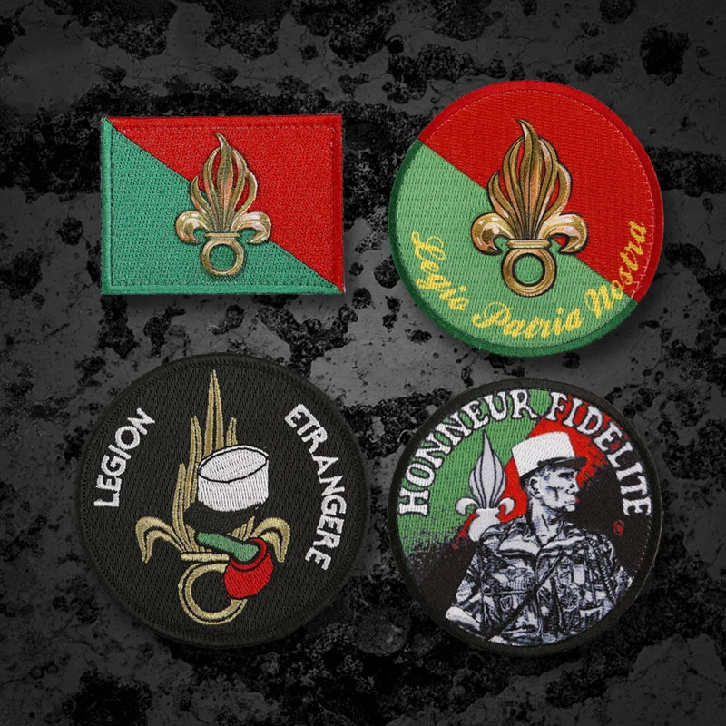 Французские зарубежные легионы нашивки с вышивкой военная верность
