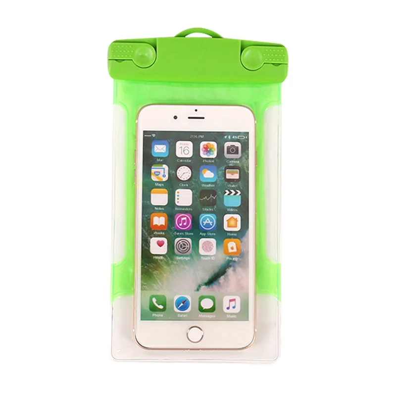 

Waterproof Phone Pouch Drift Diving Swimming Bag Underwater Dry Bag Case Cover For Phone Water Sports Beach Pool Skiing 6 inch